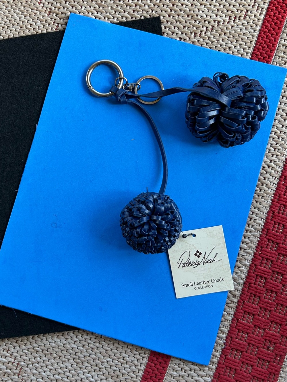 PATRICIA NASH (NWT) Leather Key Chain or Bag Charm - Picture 4 of 6